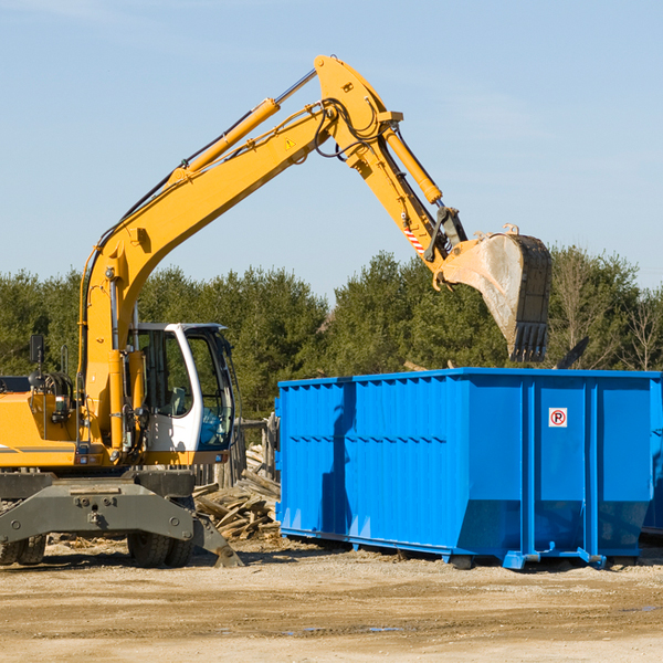 are there any restrictions on where a residential dumpster can be placed in Lake Bryan TX